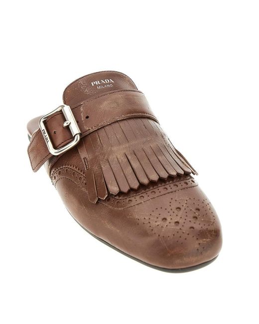 Sabot 'Shuffle' di Prada in Brown
