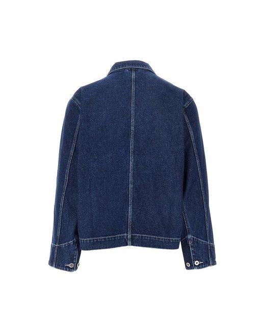POLAR SKATE Blue 'Cliff' Denim Jacket for men
