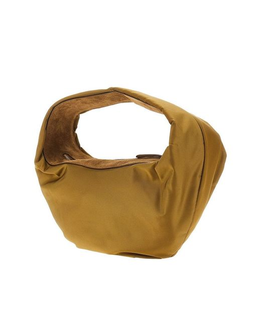 Borsa Hobo 'Olivia' Media Donna di Khaite in Brown
