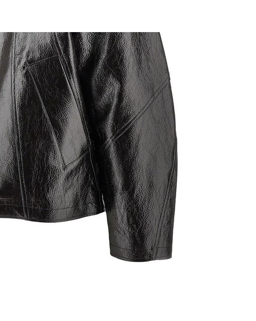 Séfr Black 'Duke' Faux Leather Jacket for men