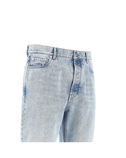 Brunello Cucinelli Blue Iconic Fit Denim Pants for men