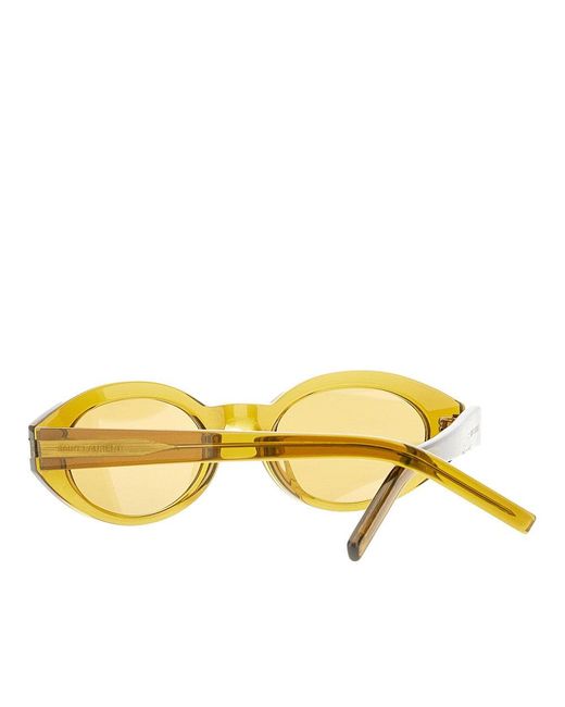 Occhiali Da Sole Sl 567 Donna di Saint Laurent in Yellow