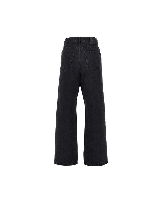 Jeans 'Anagram Baggy' di Loewe in Black da Uomo