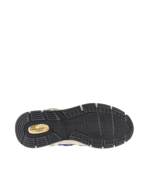 Golden Goose Deluxe Brand Blue 'Running Dad' Mesh And Leather Sneakers for men