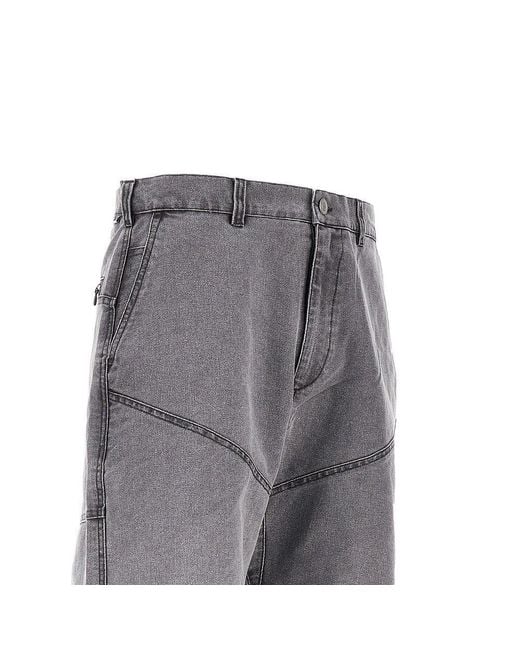 Obey Gray 'Lukens' Denim Pants for men