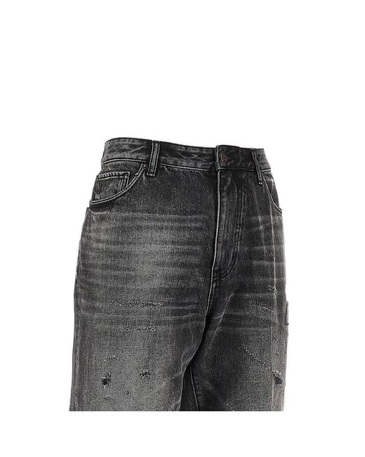 Emporio Armani Gray Regular Fit J22 Jeans for men