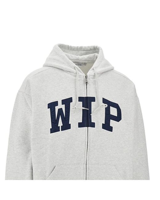 Felpa Full-Zip Con Cappuccio 'Wip' Uomo di Carhartt in Gray da Uomo