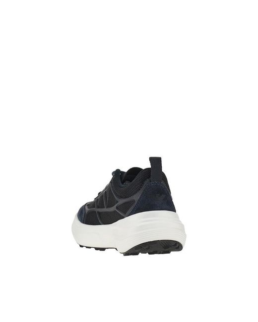 Emporio Armani Blue Sneakers for men