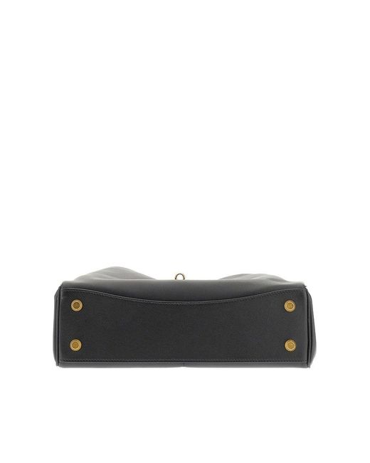Balenciaga Black Smooth Leather Medium 'Rodeo' Bag