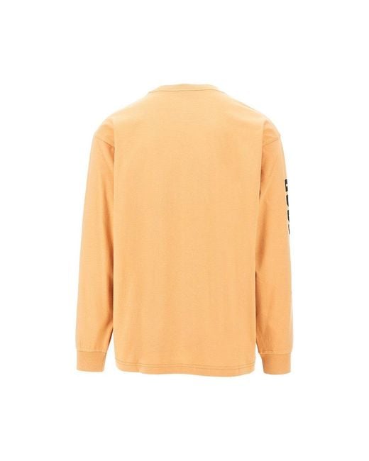 Carhartt Orange 'Cold Drinks' Long-Sleeved T-Shirt for men