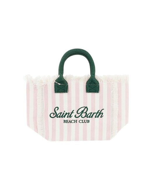 Mc2 Saint Barth Multicolor 'Colette' Canvas Tote Bag Kids