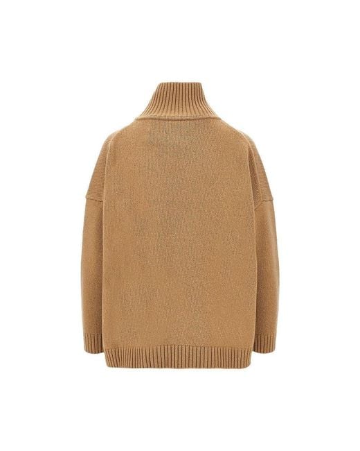 Weekend by Maxmara Natural Virgin Wool Knitted Sweater