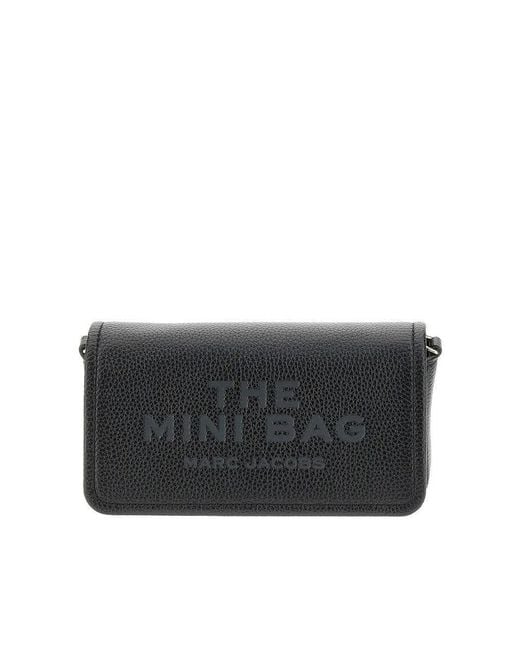 Marc Jacobs Black Grain Leather 'The Mini Bag'