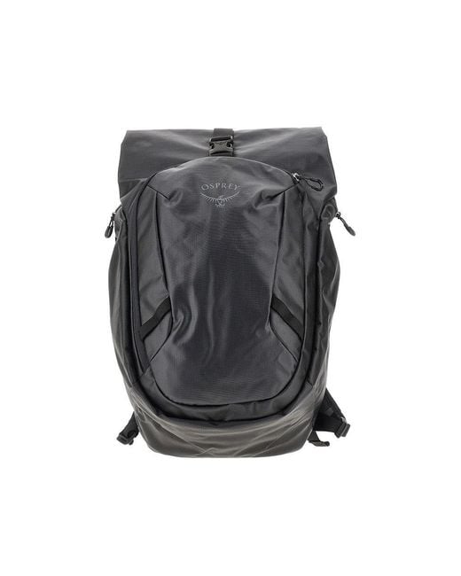 Osprey Gray 'Transporter Roll Top' Backpack for men