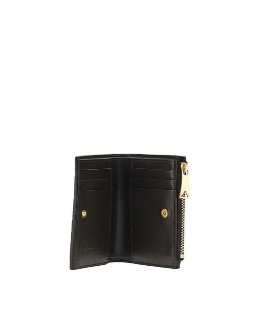 Bottega Veneta Black Intrecciato Nappa Leather Bi-Fold Wallet
