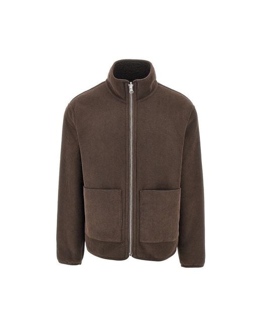 Wax London Brown 'Killick' Reversible Jacket for men
