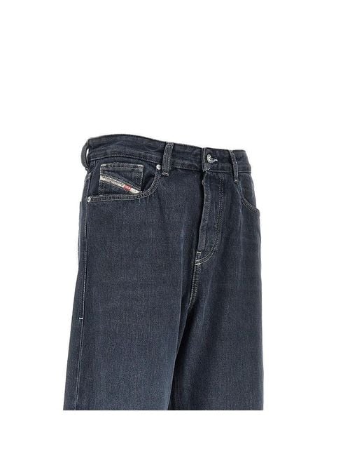 DIESEL Blue '1996 D-Sire' Wide-Leg Jeans
