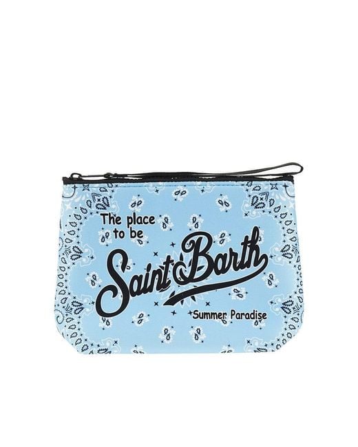Mc2 Saint Barth Blue 'Aline' Neoprene Pouch for men
