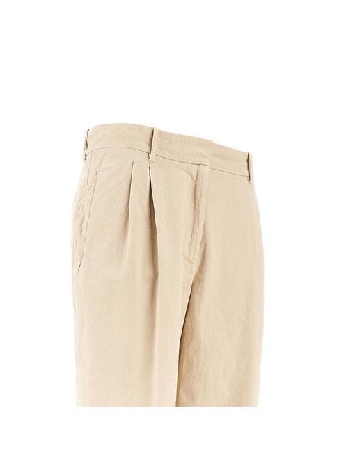 The Row Natural 'Lilas' Cotton And Linen Pants