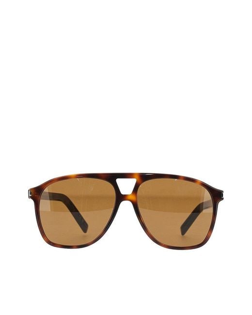 Saint Laurent Brown Sl 596 Dune Sunglasses