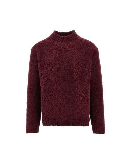 Pullover Girocollo di Amaranto in Purple da Uomo