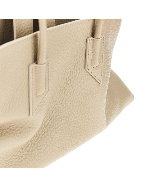 The Attico Natural Leather Medium 'La Passeggiata' Bag