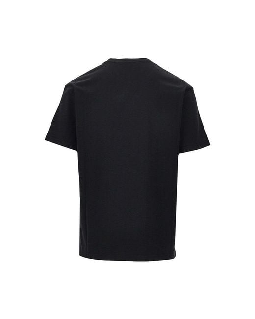Givenchy Black Paris Paint' Print T-Shirt for men