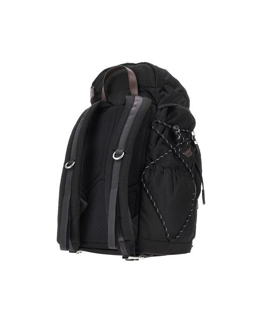 Prada Black Speedrock' Re-Nylon Backpack for men