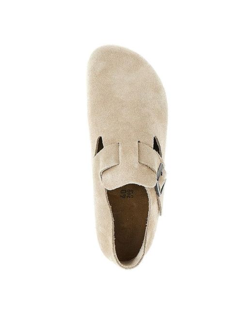 Birkenstock Natural Suede Leather 'London' Shoes for men