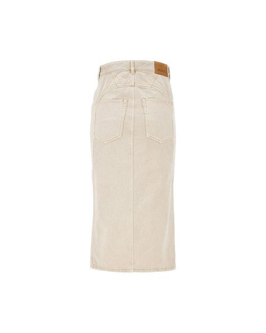 Gonna Midi di Isabel Marant in Natural
