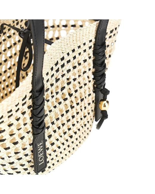 Loewe Metallic Braided Palm Small 'Braid' Basket Bag