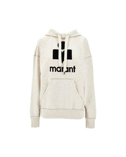 Felpa Con Cappuccio 'Mansel' Donna di Isabel Marant in White