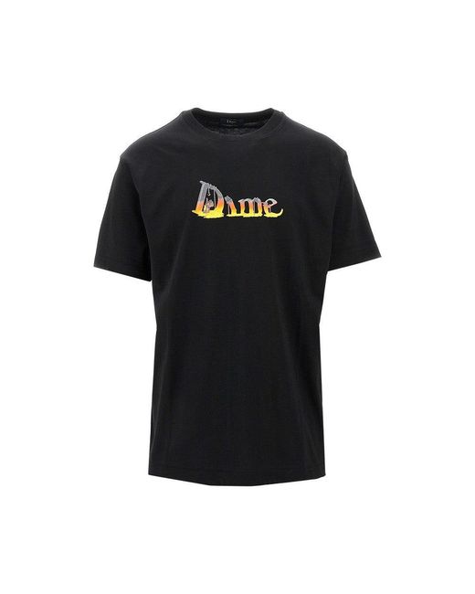 Dime Black 'Skynet' Cotton T-Shirt for men