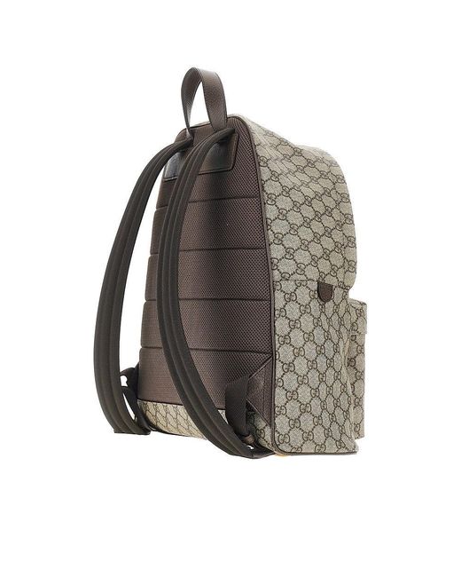 Gucci Gray Medium Ophidia Backpack for men
