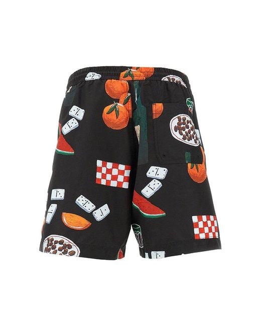 Carhartt Black 'Slater' Swim Shorts for men