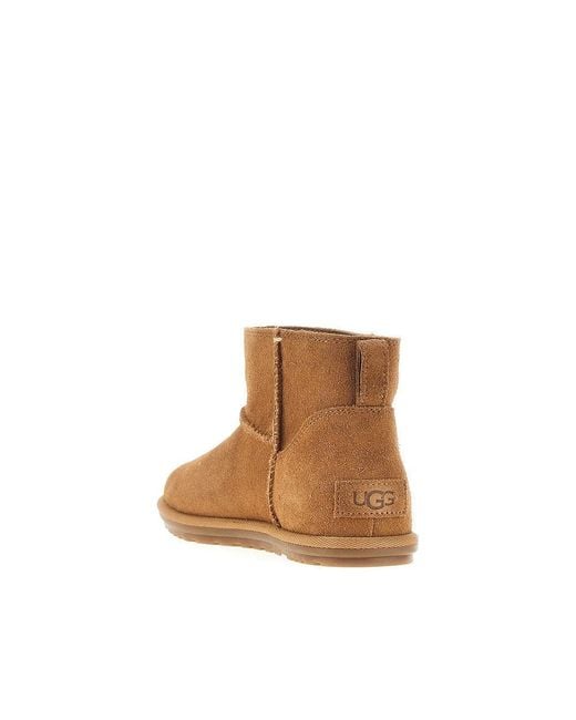 Ugg Brown Classic Mini Deconstructed Boots