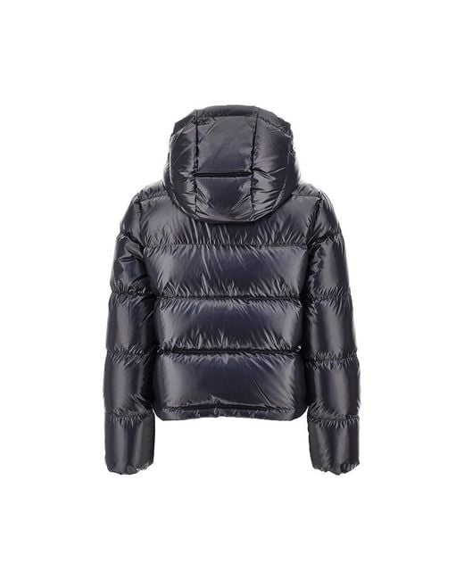 Moncler Blue 'Niveole' Short Down Jacket