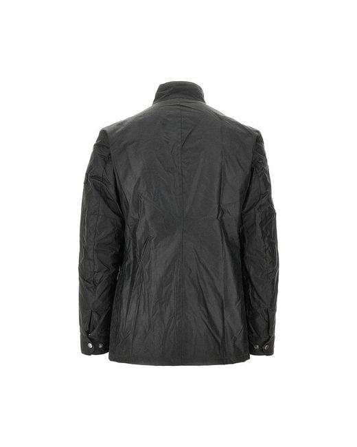 Barbour Black 'Duke' Waxed Cotton Jacket for men