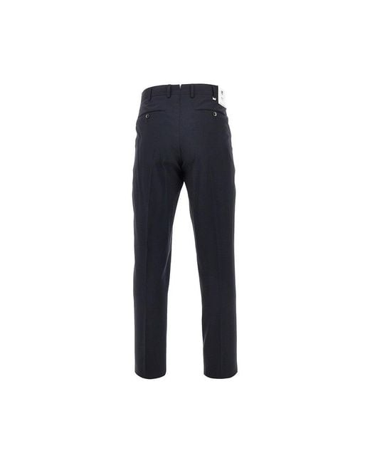 PT Torino Blue Super 130's Wool 'Union Fit' Pants for men