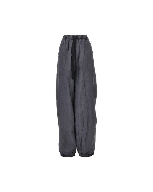 Prada Gray Light Mohair Jogging Pants