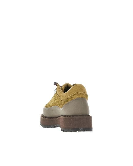 Diemme Green Rubber And Suede 'Cornaro Due' Sneakers for men