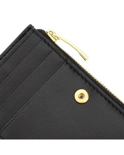 Bottega Veneta Black Intrecciato Nappa Leather Bi-Fold Wallet