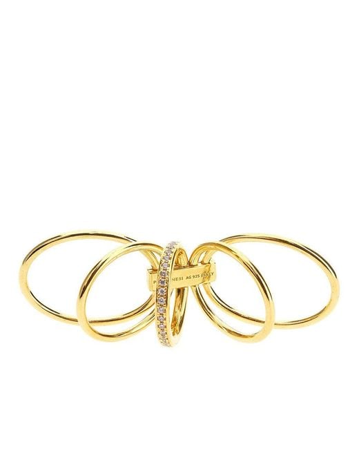 Panconesi Metallic 'Solar Crystal' Ring