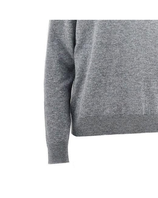 The Row Gray 'Nian' Cashmere Sweater