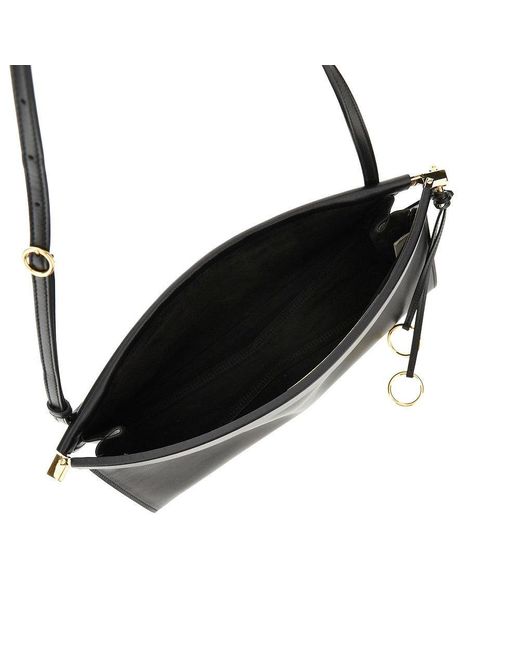 Alaïa Black Medium 'Le Click East West' Leather Bag