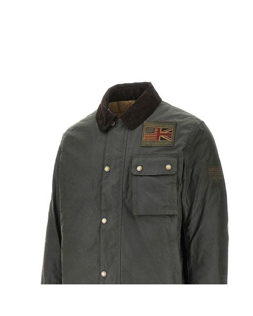 Barbour Green 'Steve Mcqueen Workers' Waxed Jacket for men