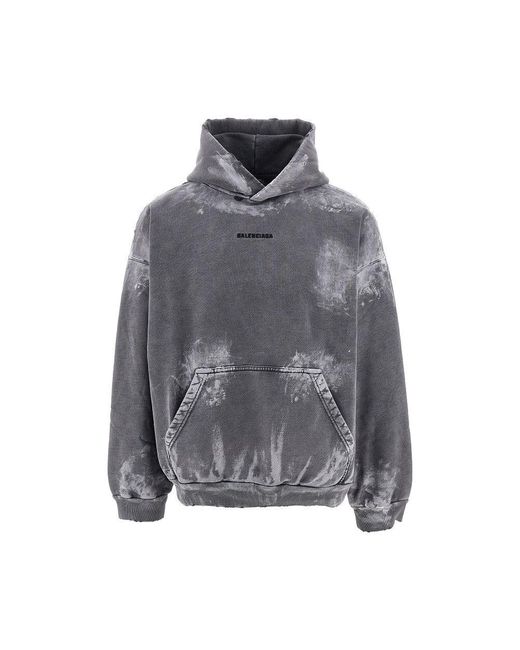 Felpa Back' Uomo di Balenciaga in Gray da Uomo