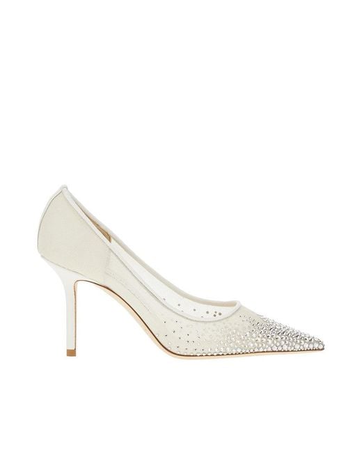 Jimmy Choo White 'Love' Pumps