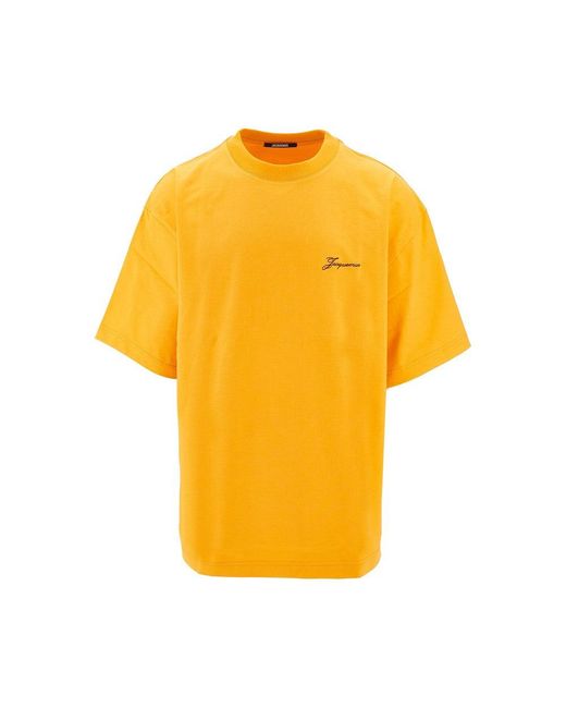 【関税込み】JACQUEMUS オレンジ The Halteres Tシャツ The Haltères t-shirt by JACQUEMUS | Official website
