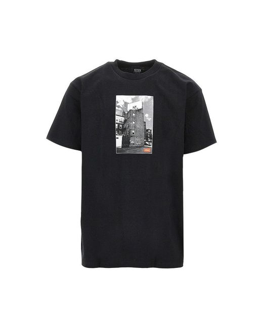 Obey Black 'Boston Billboard' Print T-Shirt for men